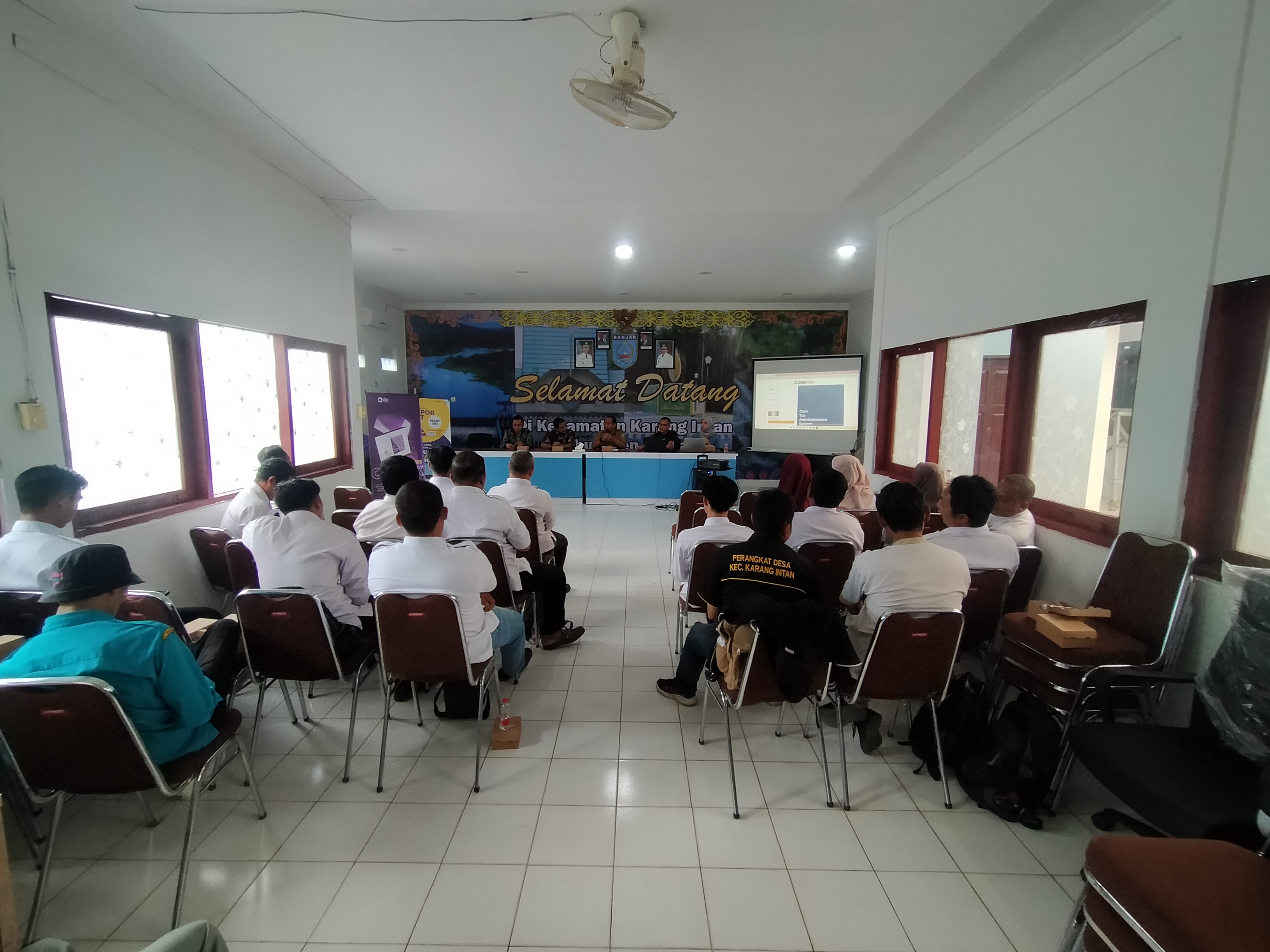 Kaur Keuangan 26 Desa di Karang Intan Ikuti Edukasi Perpajakan dan Aplikasi Coretax