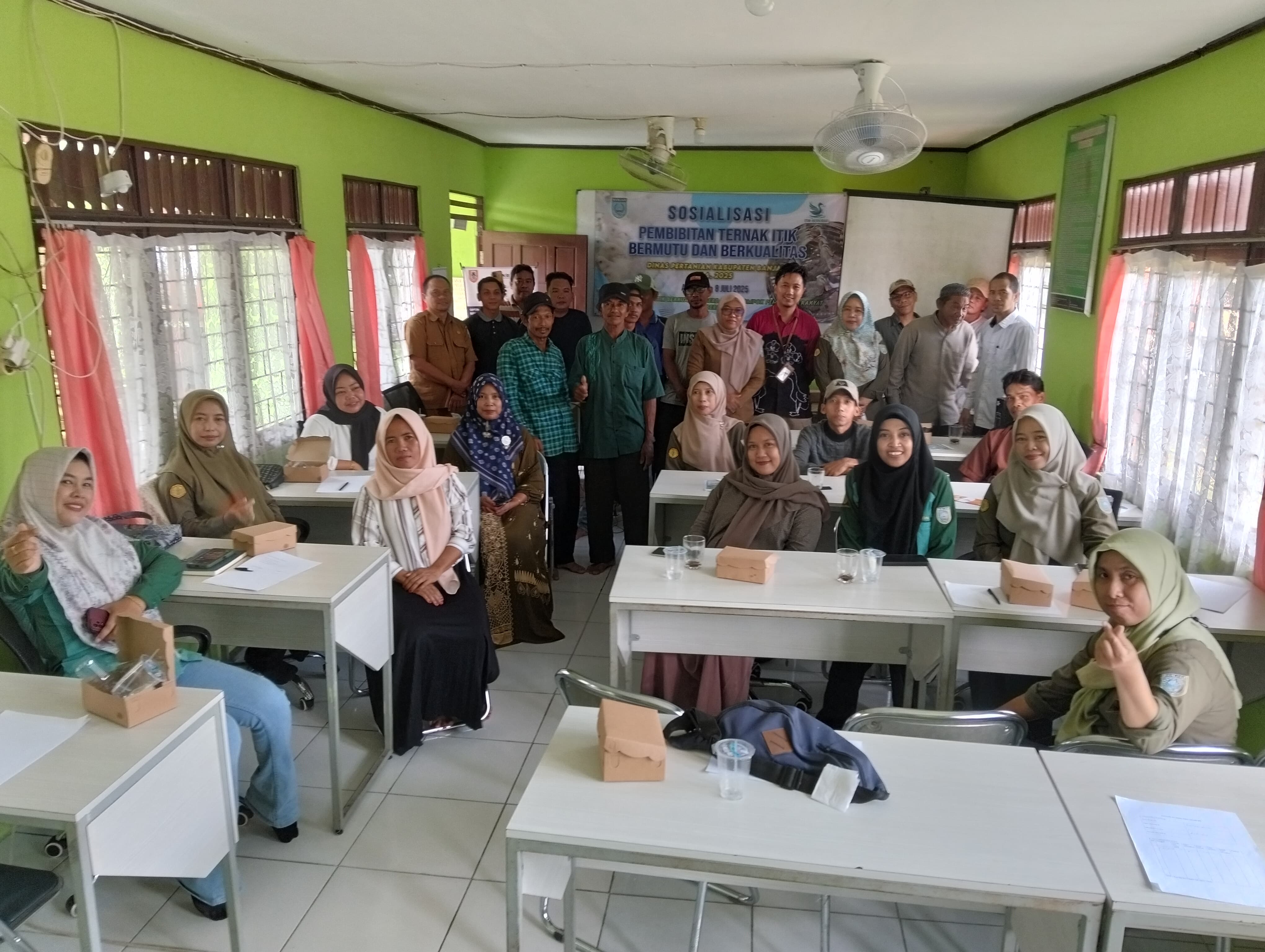 Tingkatkan Kualitas Ternak Itik, Distan Gelar Sosialisasi Pembibitan Bermutu di Astambul