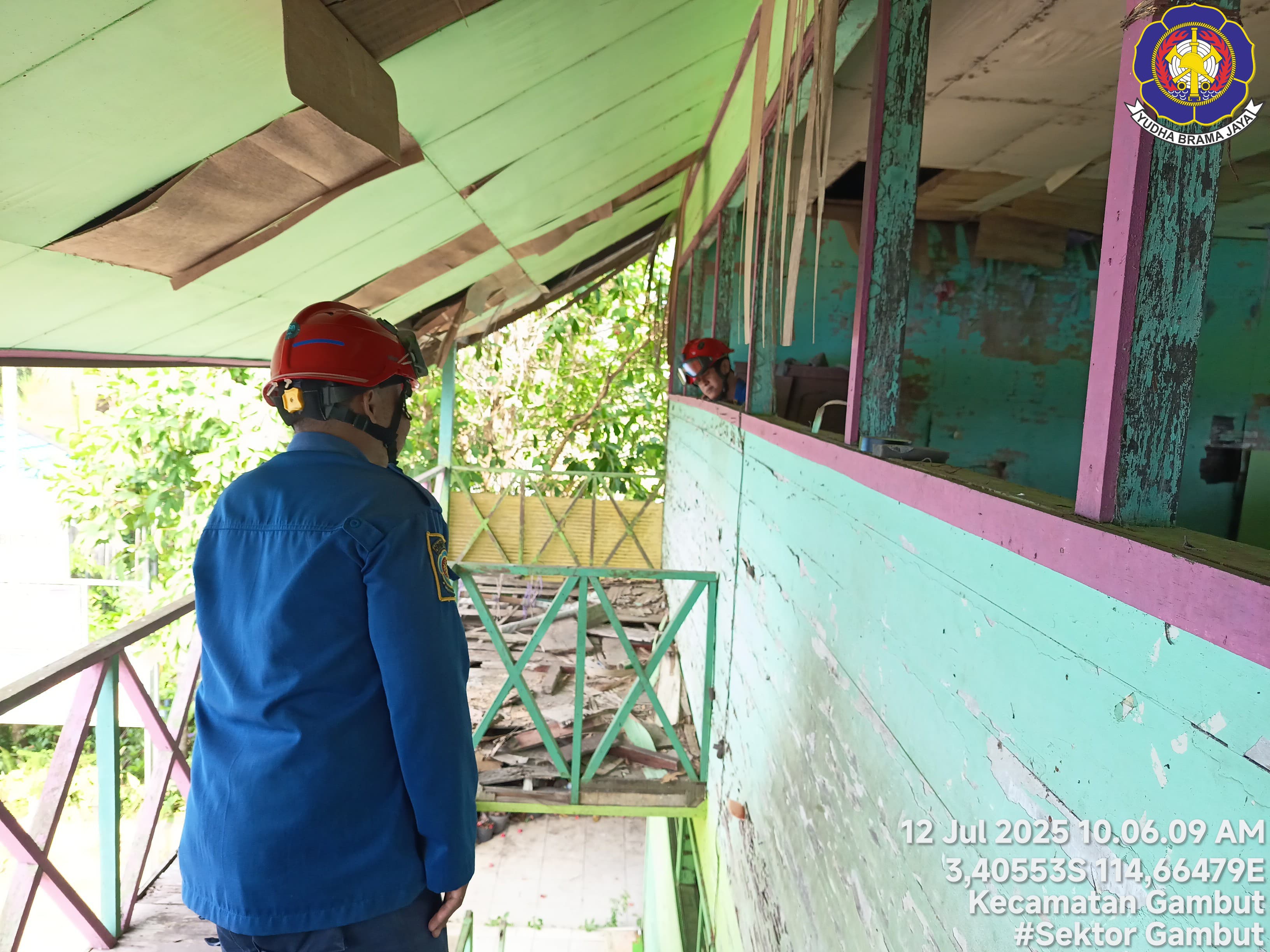 Penanganan Lebah Madu di SDN 10 Gambut