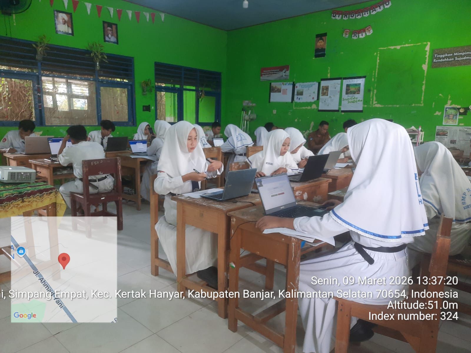 SMPN 1 Kertak Hanyar Gelar Gladi Bersih TKA 2026 Guna Pastikan Kesiapan Siswa dan Infrastruktur Digital