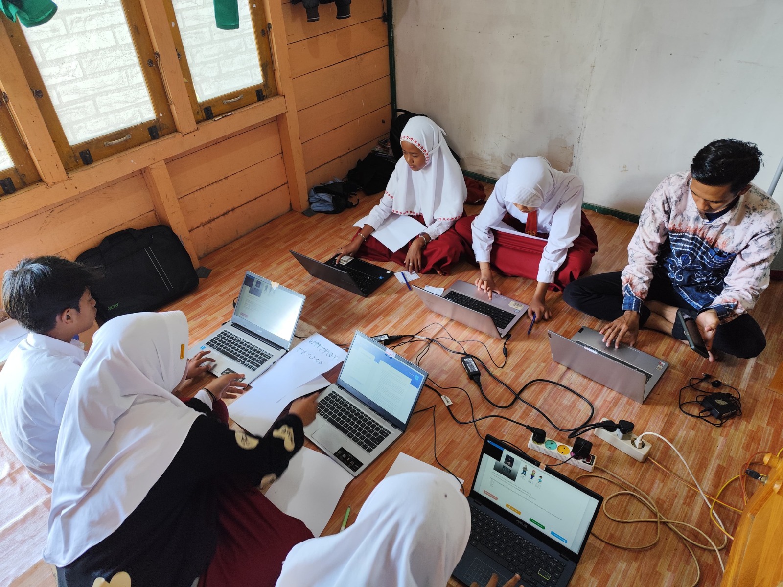 Murid kelas VI SDN Artain Melaksanakan Gladi TKA