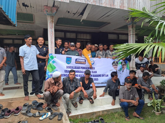 DKPP Sosialisasikan Pengawasan Usaha Pembudidaya Ikan di Desa Sungai Alang