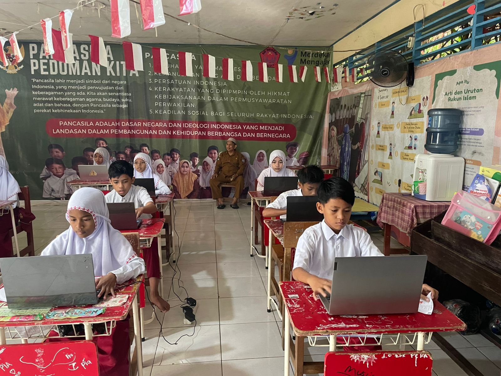 SDN Jati 1 Sukses Gelar Gladi Bersih TKA, Pengawas Sekolah Berikan Apresiasi