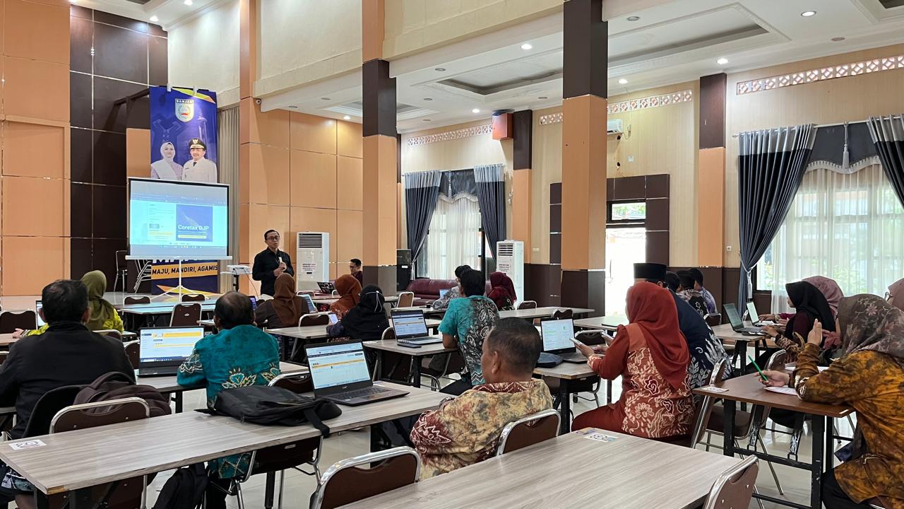 Pegawai Disdik Banjar Dibimbing Pelaporan SPT Tahunan 2025 Secara Online via Coretax