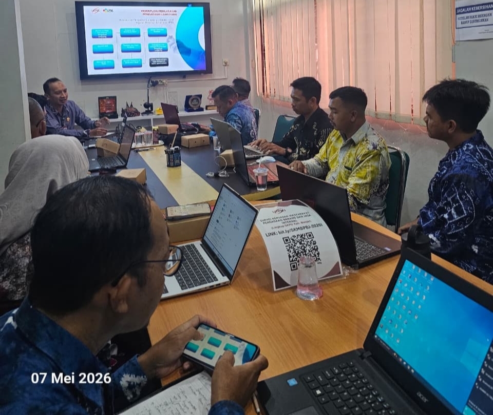 Kecamatan Karang Intan Hadiri Sosialisasi Penginputan Non e-Tendering dan Swakelola Melalui SPSE.
