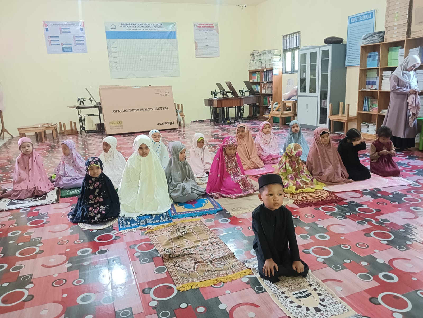 Hari Kedua Pesantren Ramadan, PAUD Berkat Ibu Kenalkan Tata Cara Berwudhu kepada Anak