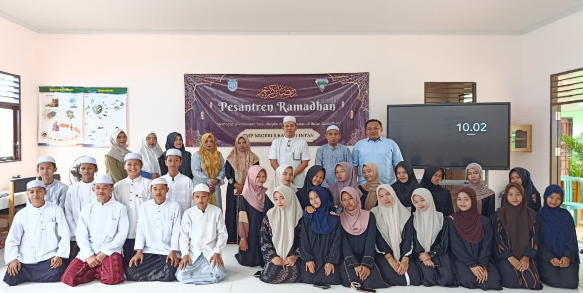 Pesantren Ramadan SMPN 5 Karang Intan Bentuk Kebiasaan Baik di Bulan Suci
