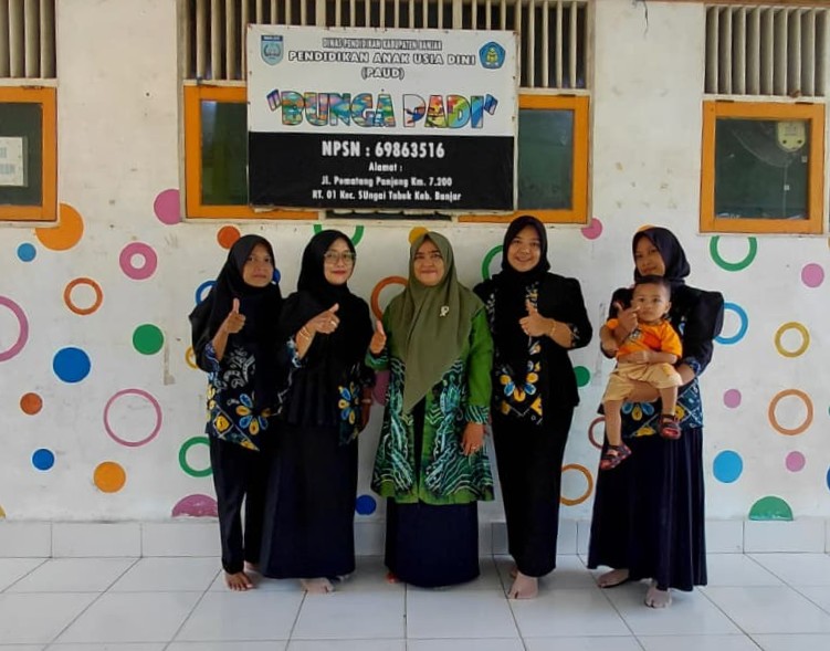 Usai Libur Lebaran, Pengawas TK Lakukan Pendampingan Perencanaan Program di PAUD Bunga Padi