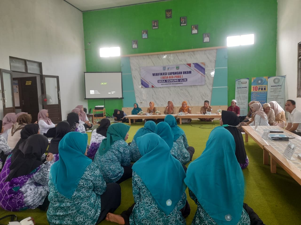 Kecamatan Mataraman Dampingi Tim Verpal Lomba UKBM di Desa Gunung Ulin