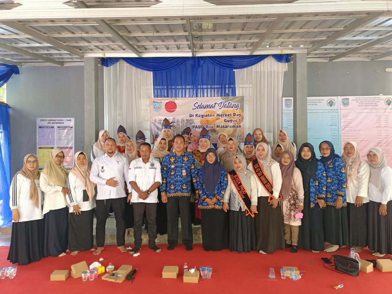 Market Day Gugus 1 PAUD Kecamatan Mataraman Meriah, Kenalkan Budaya Banjar Sejak Usia Dini