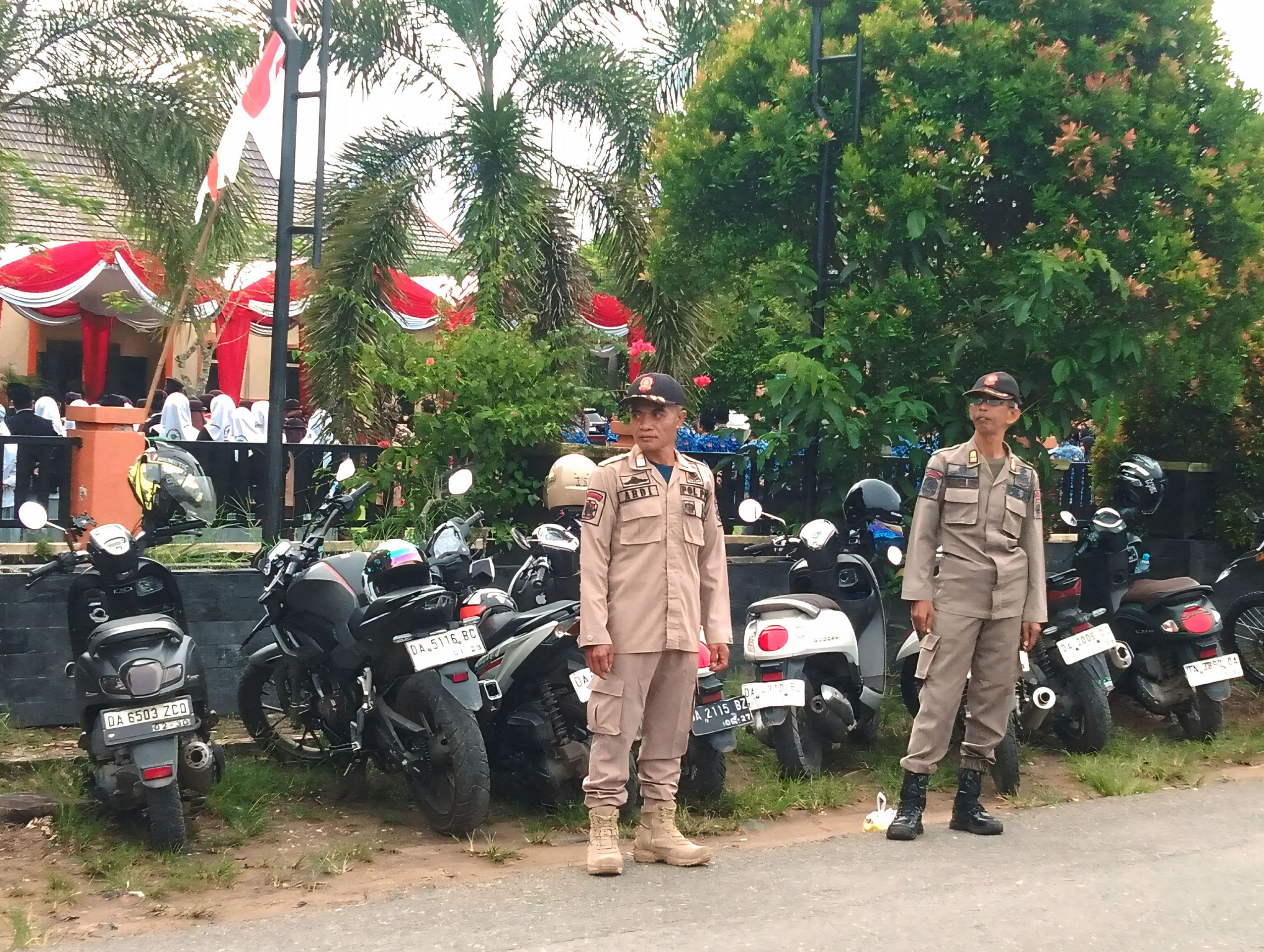 Satpol PP Banjar Laksanakan Pengamanan Upacara Peringatan Hari Pahlawan 2025