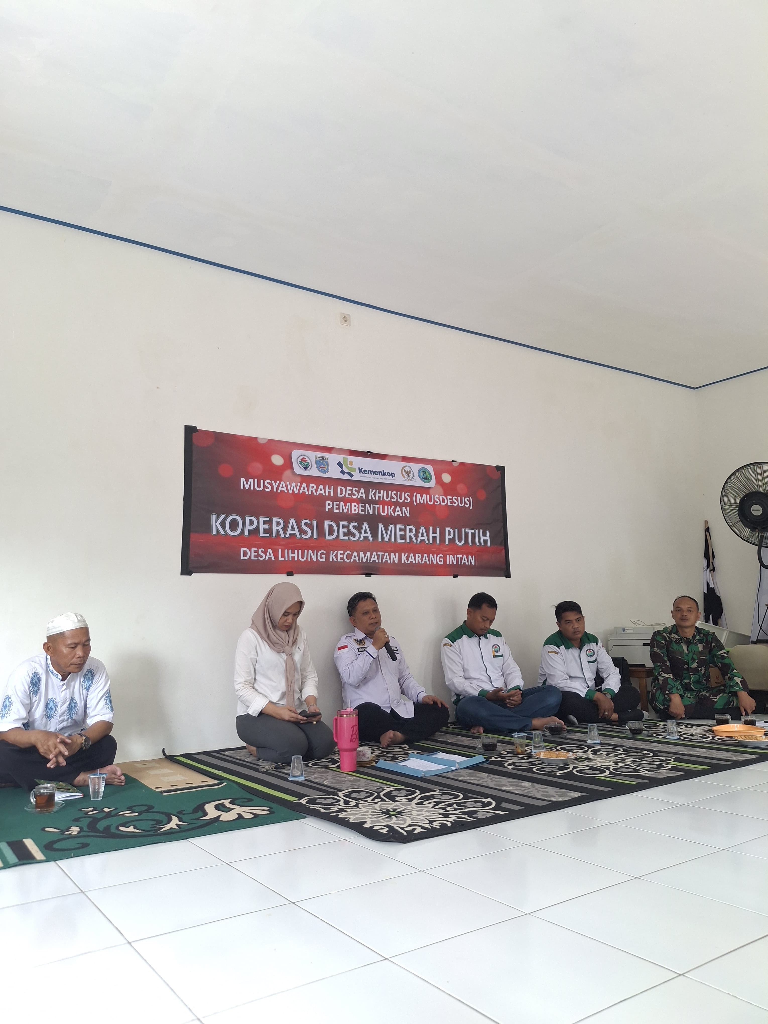 Desa Lihung Gelar Musdessus Koperasi Desa Merah Putih