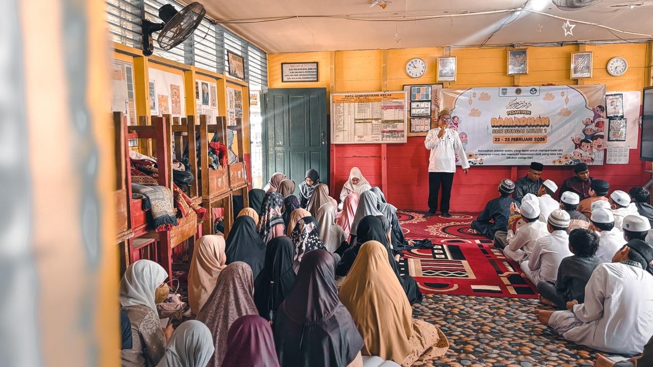 Perkuat Ibadah dan Akhlak, SDN Sungai Lulut 1 Gelar Pesantren Ramadhan Tiga Hari