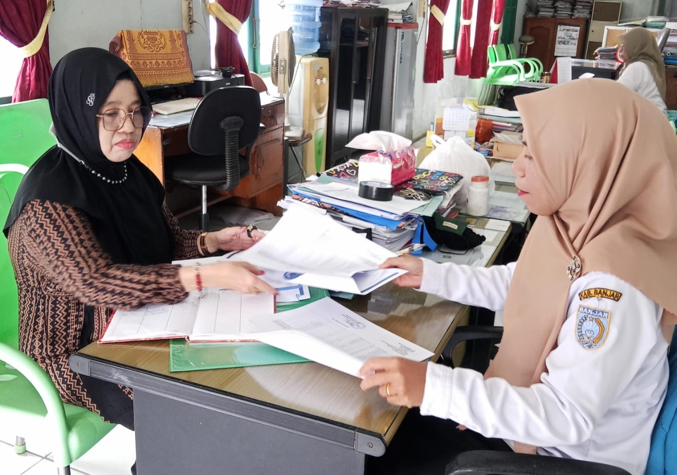 Optimalkan Persiapan Ajaran Baru, TK Islam Raudhatul Jannah Konsultasi ke Korwil Bidang Pendidikan Kertak Hanyar