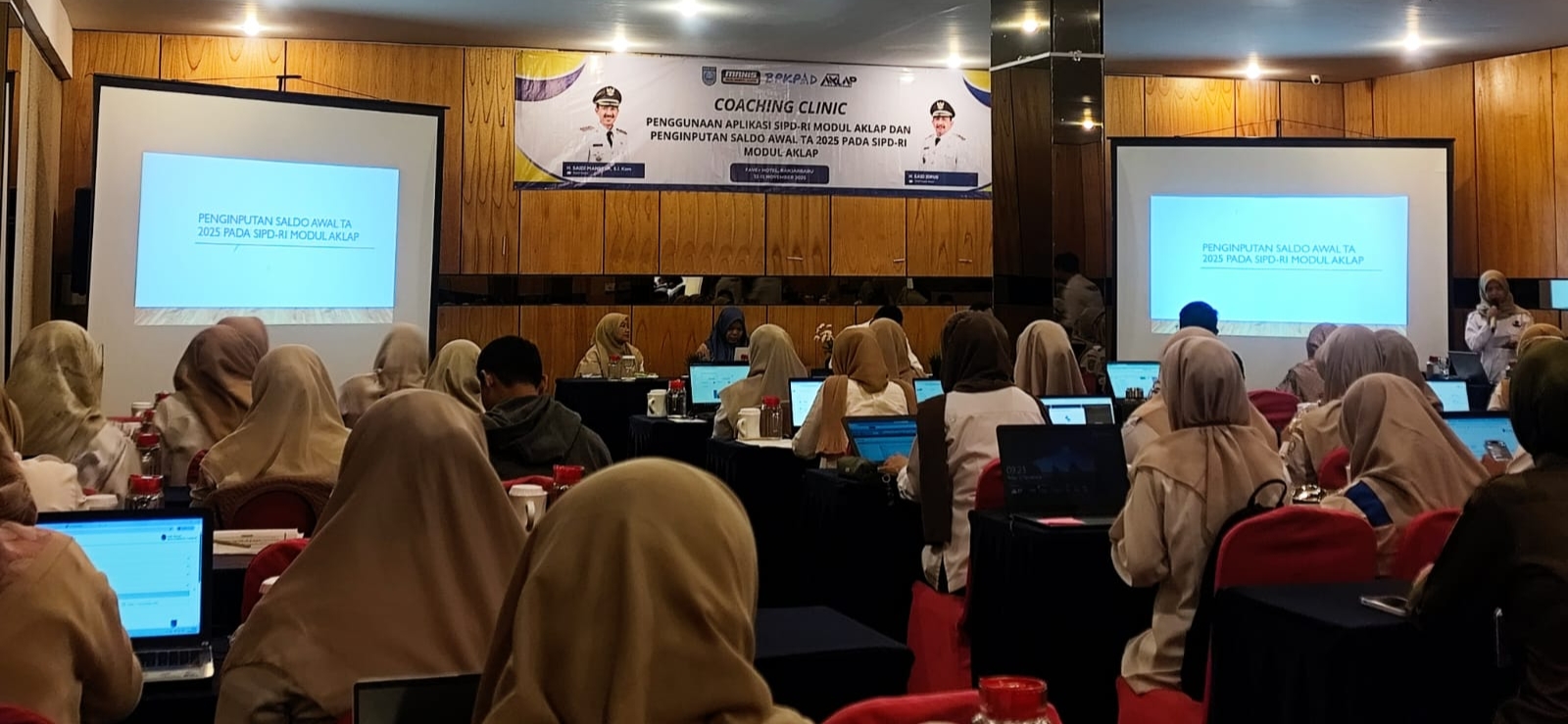 Kecamatan Karang Intan Hadiri Coaching Clinic SIPD-RI Modul Aklap dan Penginputan Saldo Awal 2025