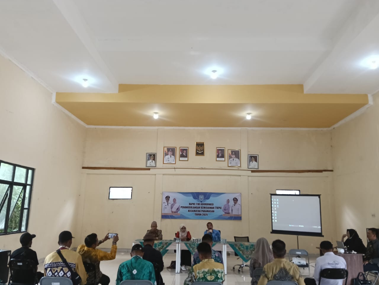 Rakor TKPK, Kecamatan Paramasan Komitmen Dukung Program Penanggulangan Kemiskinan
