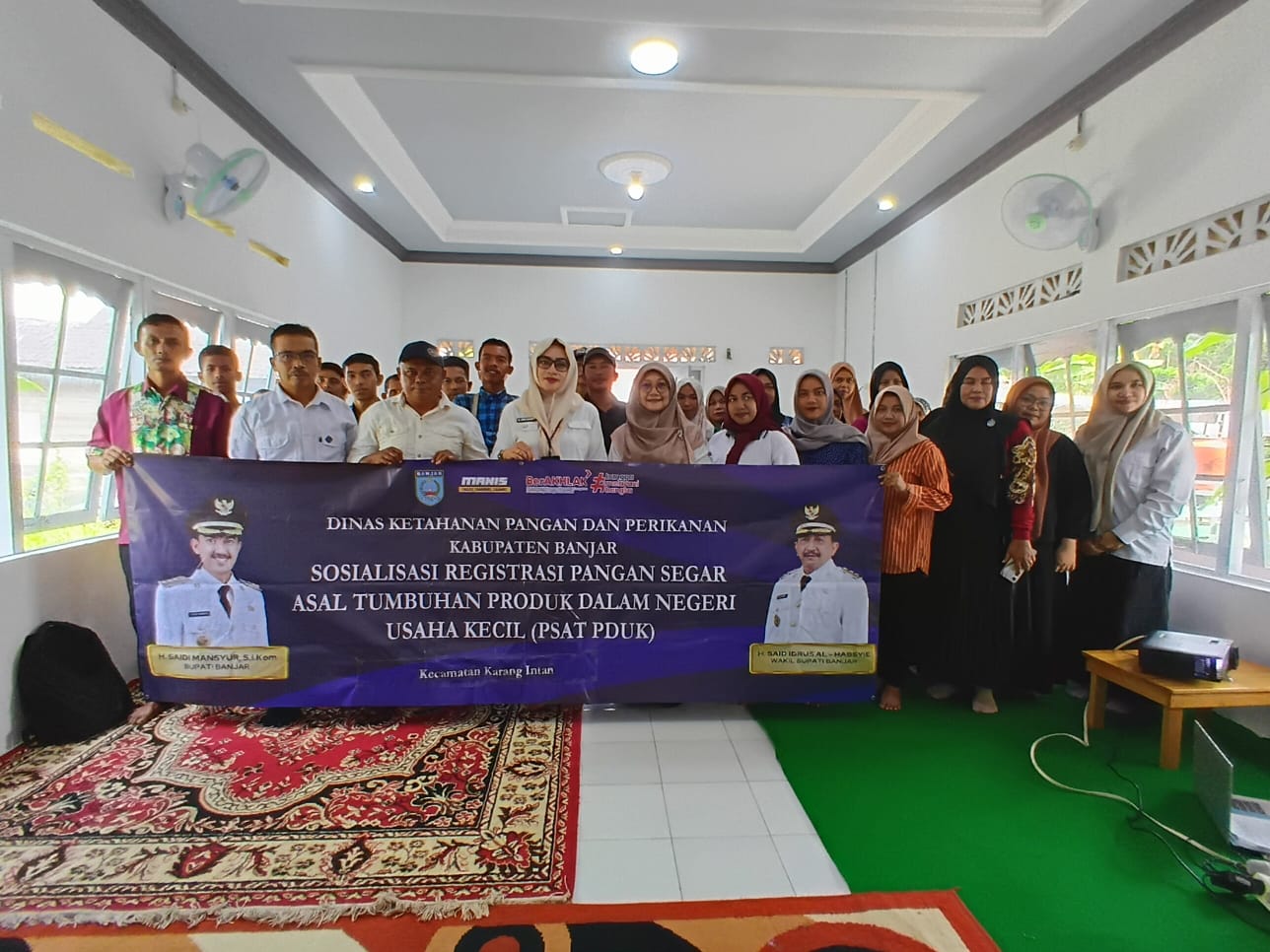 DKPP Banjar Sosialisasikan Registrasi Keamanan PSAT-PDUK di Karang Intan dan Aranio