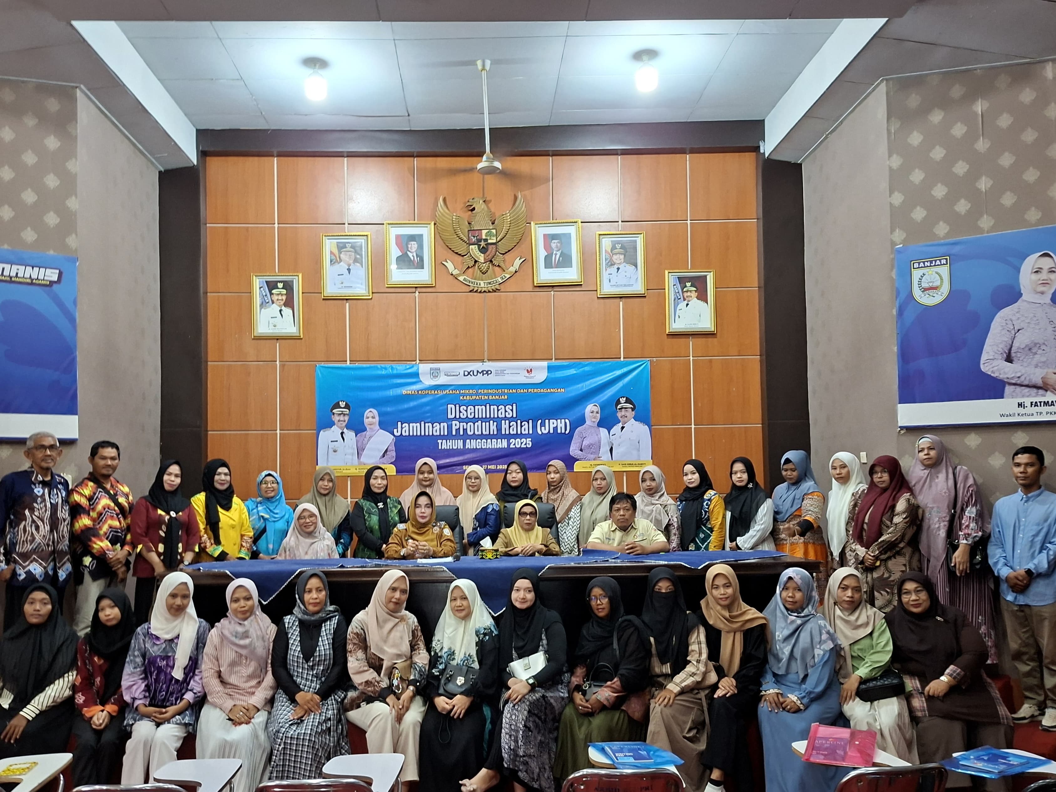 DKUMPP Banjar Lakukan Diseminasi Jaminan Halal 2025