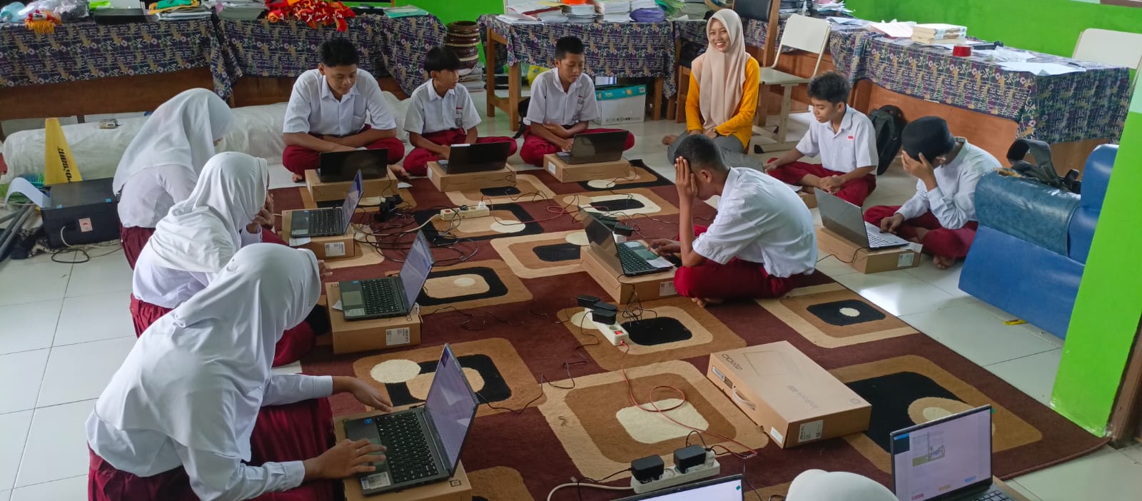 Gladi TKA Berjalan Lancar, Siswa SDN Lok Tanah 1 Tetap Semangat meski di Bulan Ramadhan