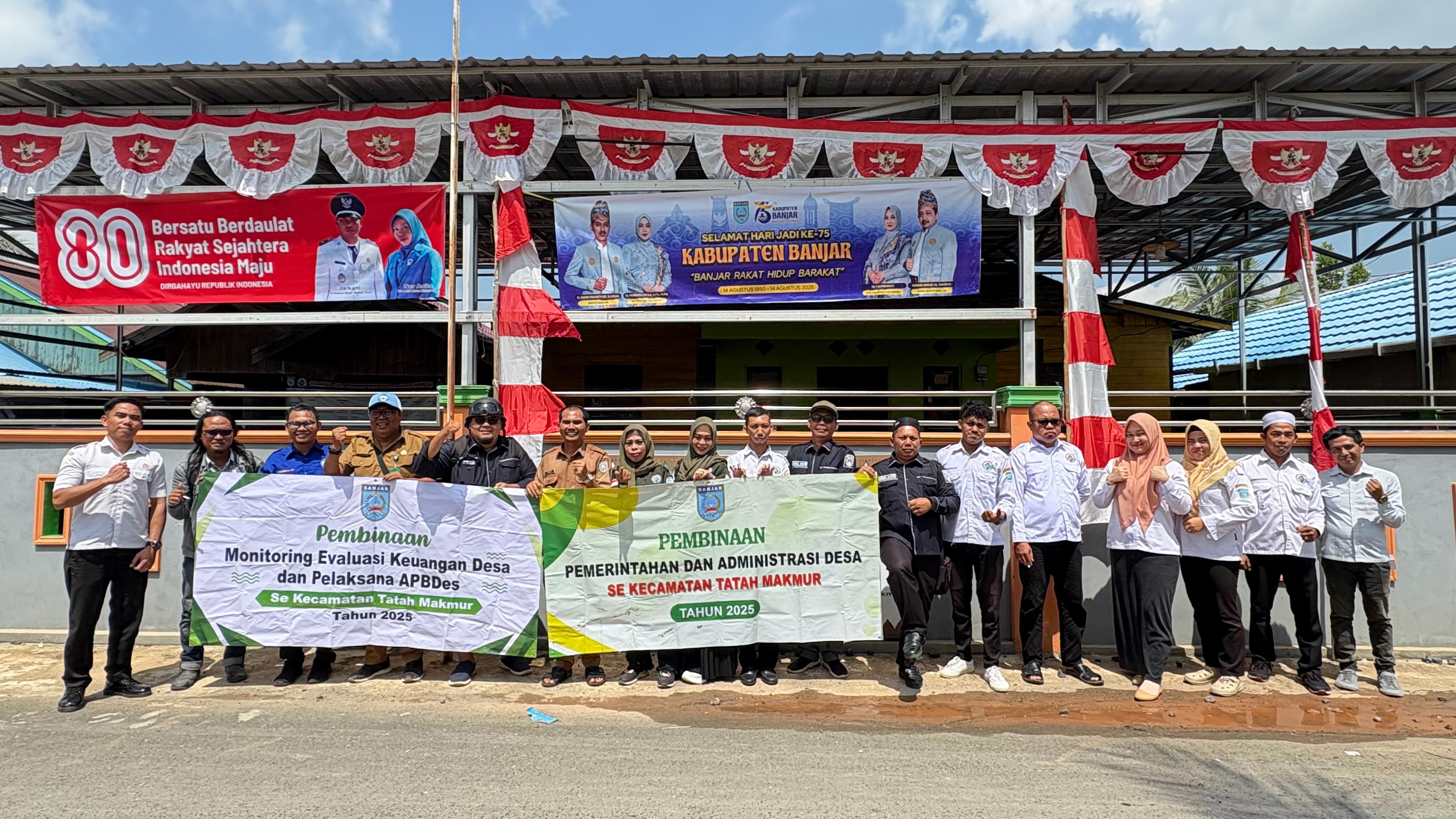Monitoring dan Evaluasi Keuangan serta Administrasi di Desa Mekar Sari
