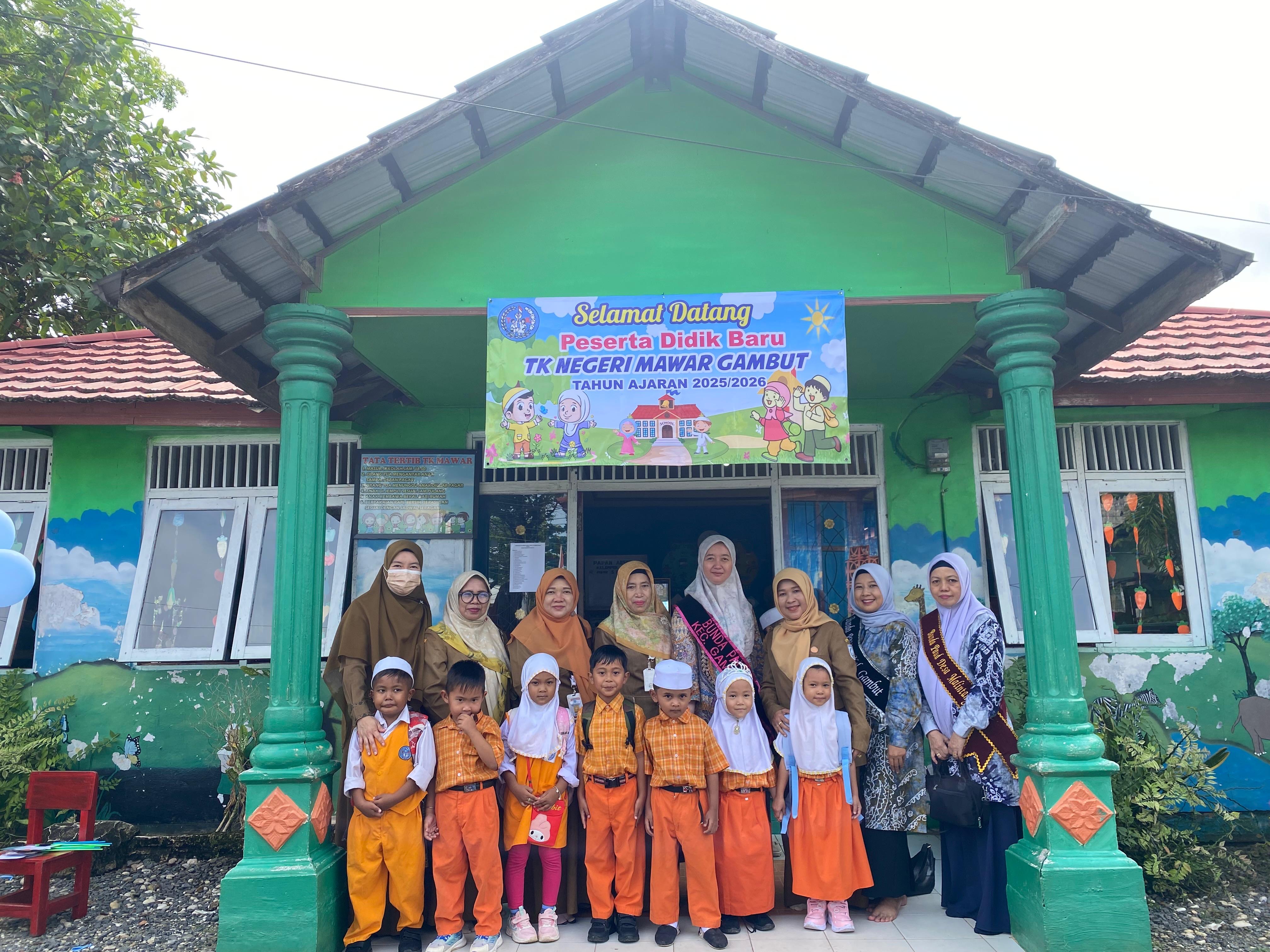 Tim Monev Disdik Banjar Pastikan MPLS Ramah di PAUD Gambut