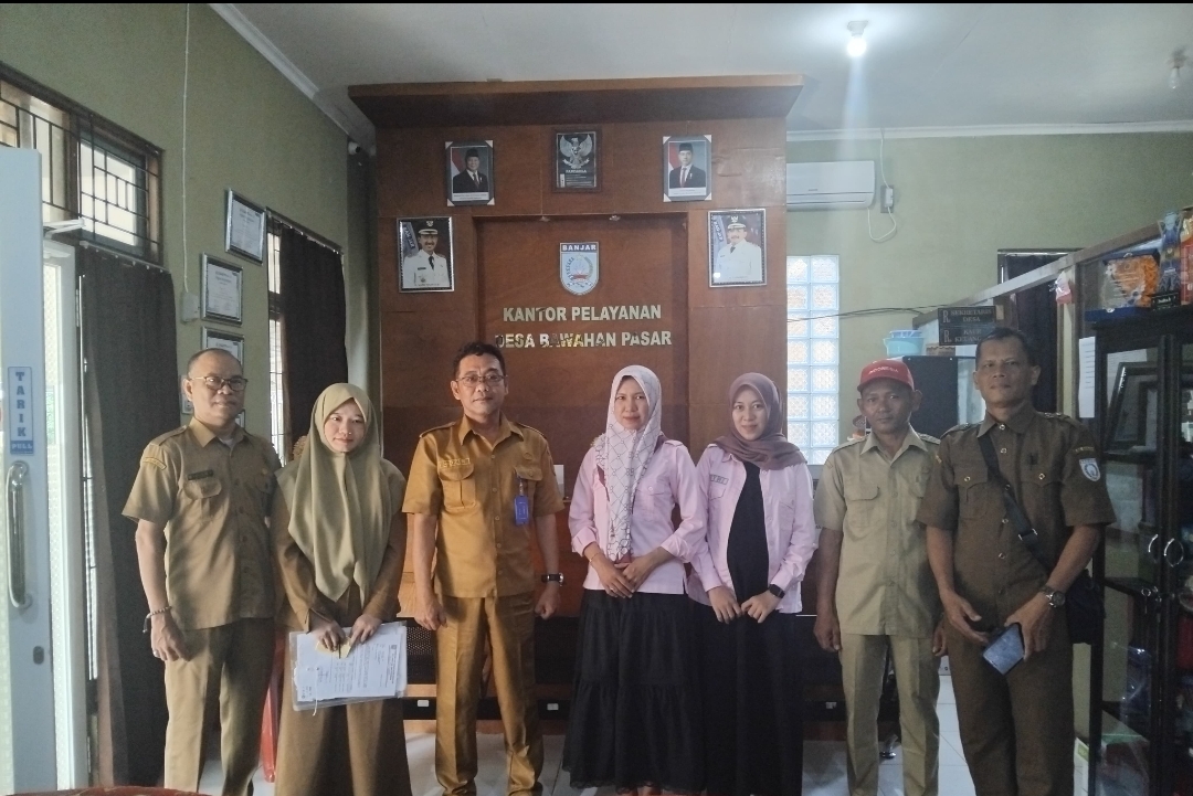 Tim Inventaris Kecamatan Mataraman Lakukan Monitoring Aset di Desa Bawahan Pasar