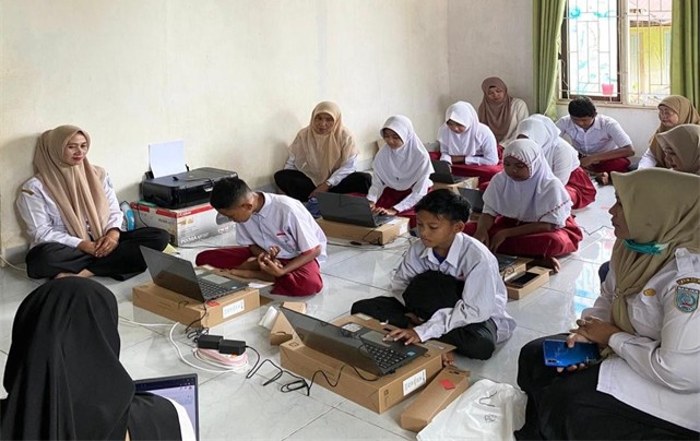 Matangkan Persiapan TKA, SDN Desa Baru 2 Laksanakan Simulasi Ujian Berbasis Digital