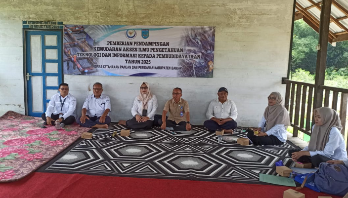 DKPP Banjar Bekali Pembudidaya Ikan di Karang Intan