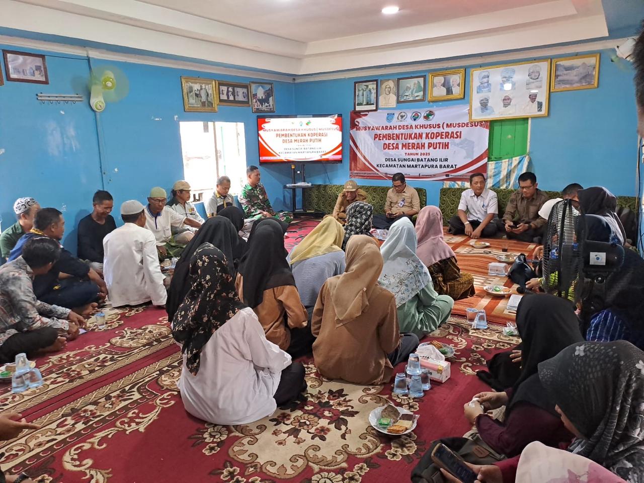 Gelar Musdesus, Desa Sungai Batang Ilir Sepakat Bentuk Kopdes Merah Putih