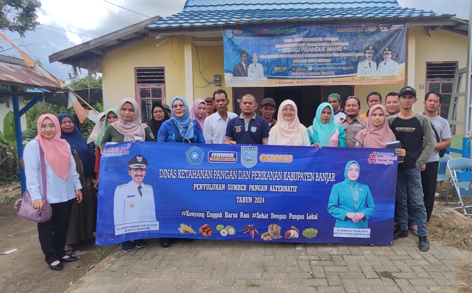 Warga Desa Rantau Nangka Antusias Ikuti Penyuluhan dari DKPP Banjar