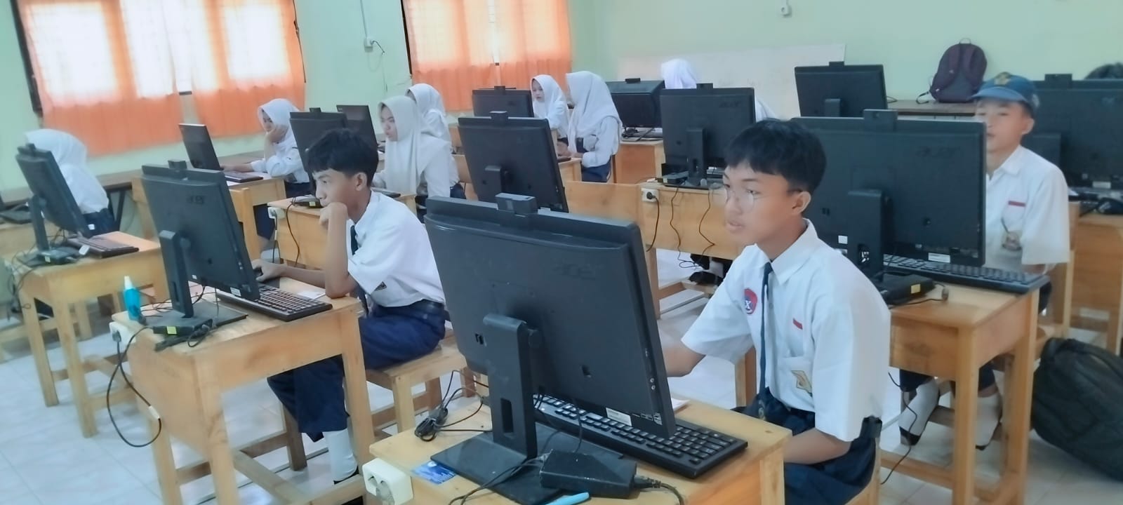 Matangkan Persiapan TKA, SMPN 1 Astambul dan SMPT Astambul Gelar Gladi Bersih bagi Siswa Kelas IX