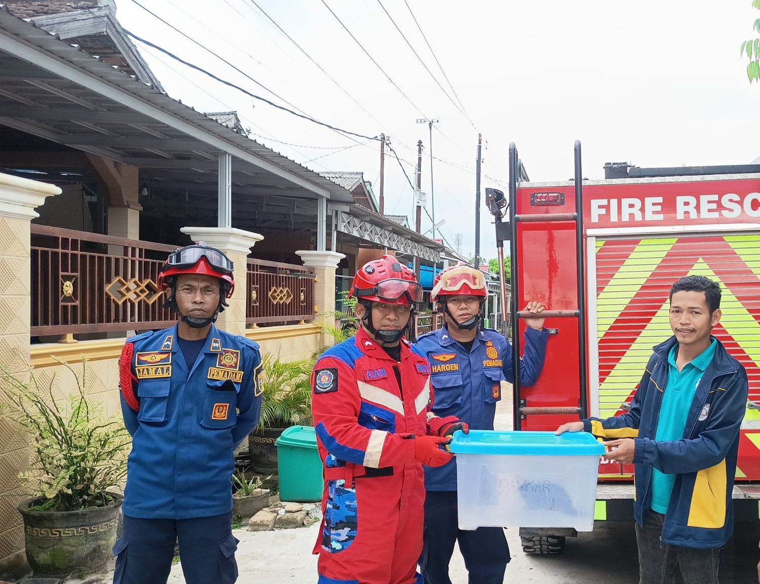 Musang Masuk Dalam Rumah Warga Komplek Indrasari Permai