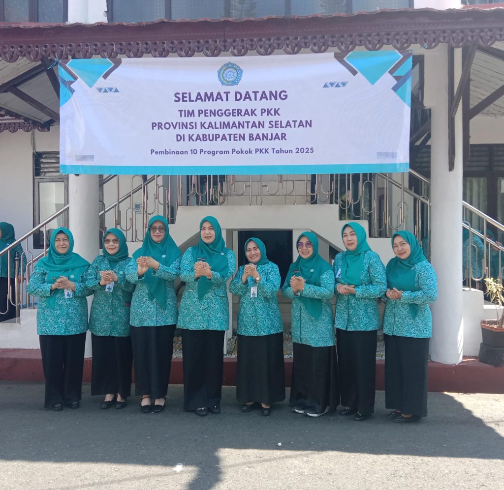 TP PKK Kabupaten Banjar Terima Kunjungannya TP PKK Provinsi Kalsel untuk Penilaian dan Pembinaan