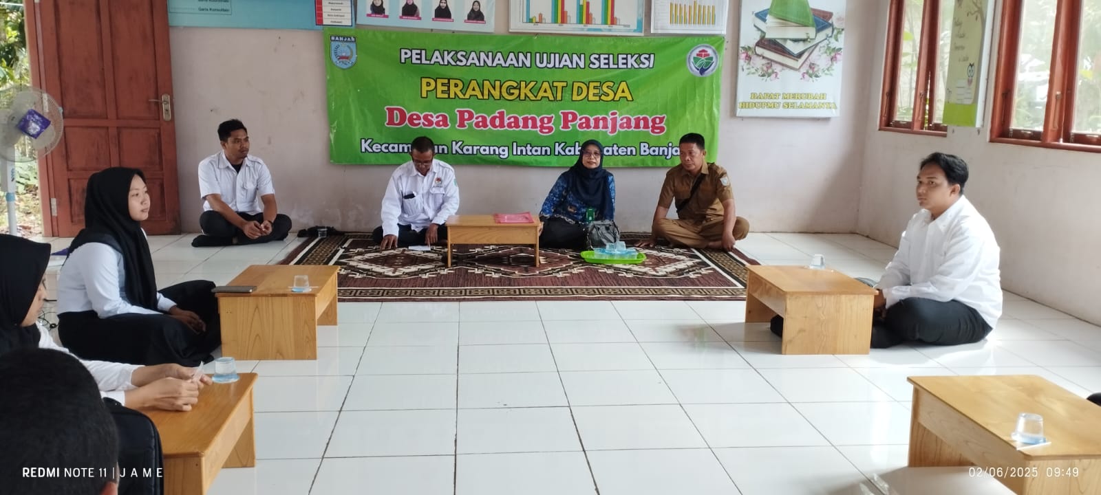 Desa Padang Panjang Gelar Seleksi Penjaringan Perangkat Desa