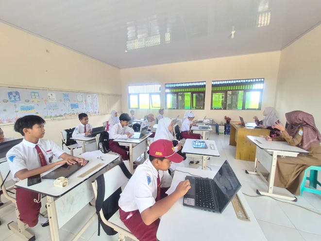 Menuju Jenjang SMP, Siswa Kelas VI SDN Pasar Kamis 2 Uji Kesiapan Lewat Simulasi TKA