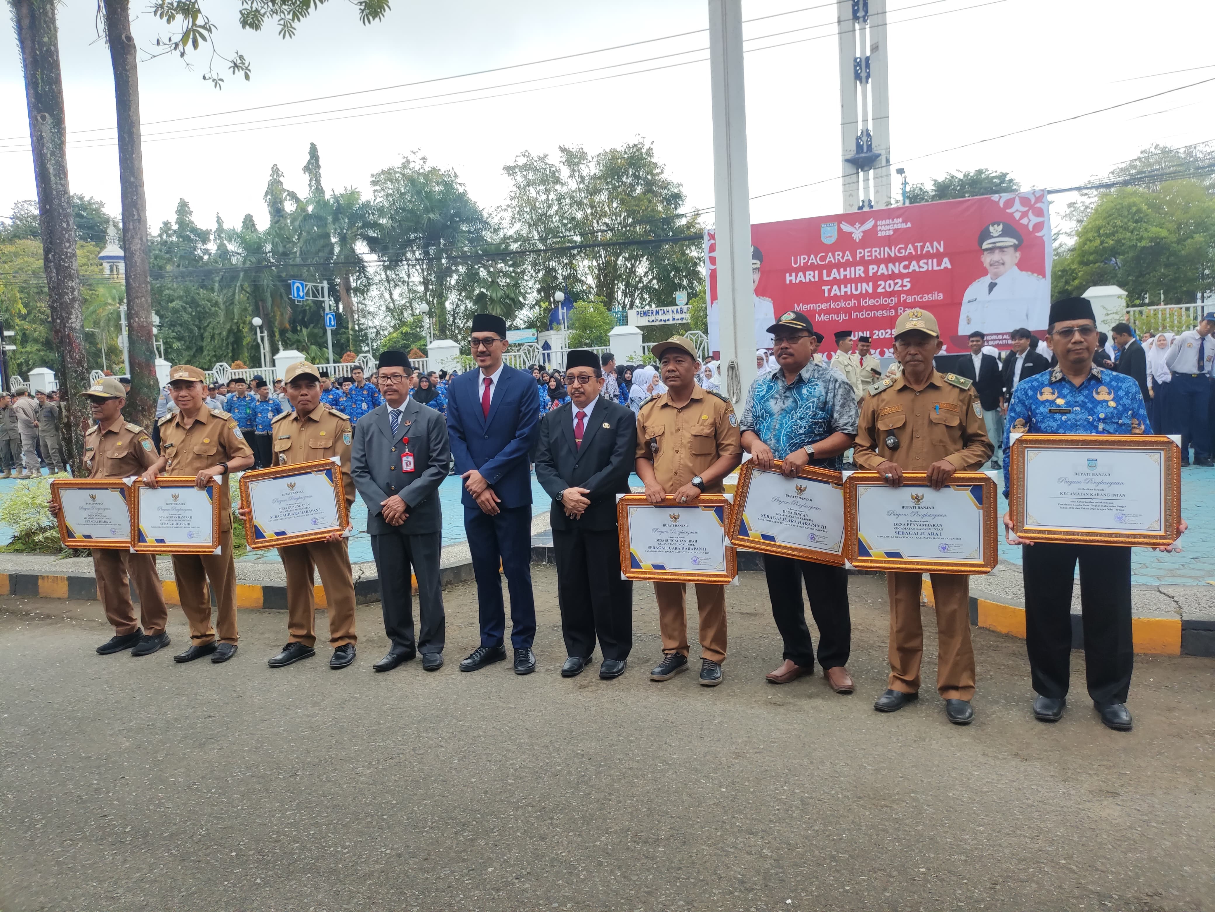 Wakili Banjar Lomba Desa Tingkat Provinsi Kalsel, DPMD Lakukan Pendampingan Desa Penyambaran