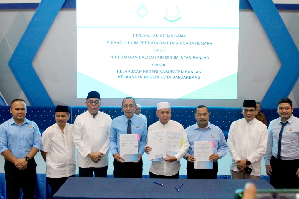 PTAM Intan Banjar Jalin Kerja Sama Dengan Kejari Banjar dan Banjarbaru