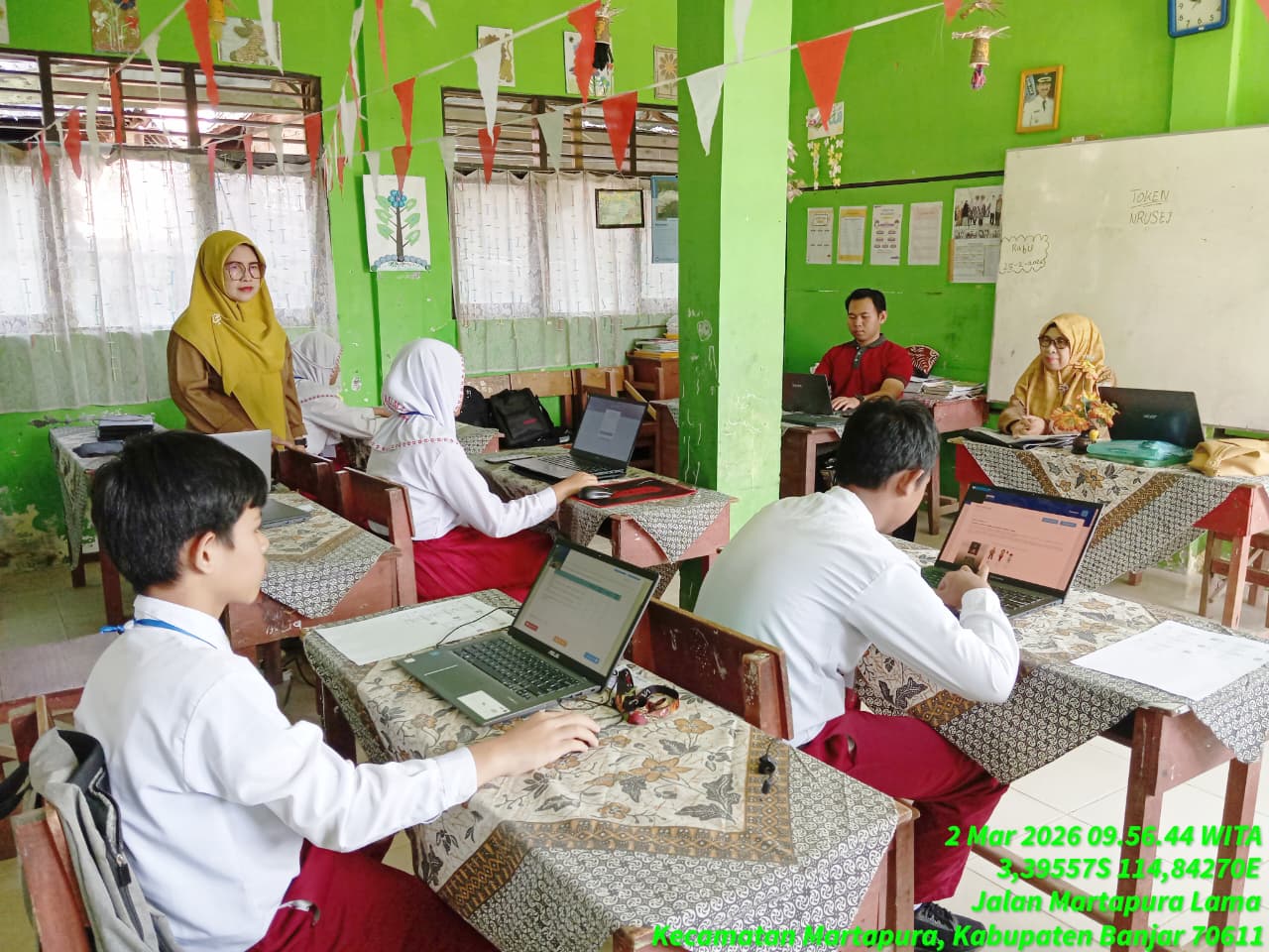 SDN Pekauman 1 Martapura Timur Gelar Simulasi TKA, Tingkatkan Kesiapan dan Percaya Diri Siswa