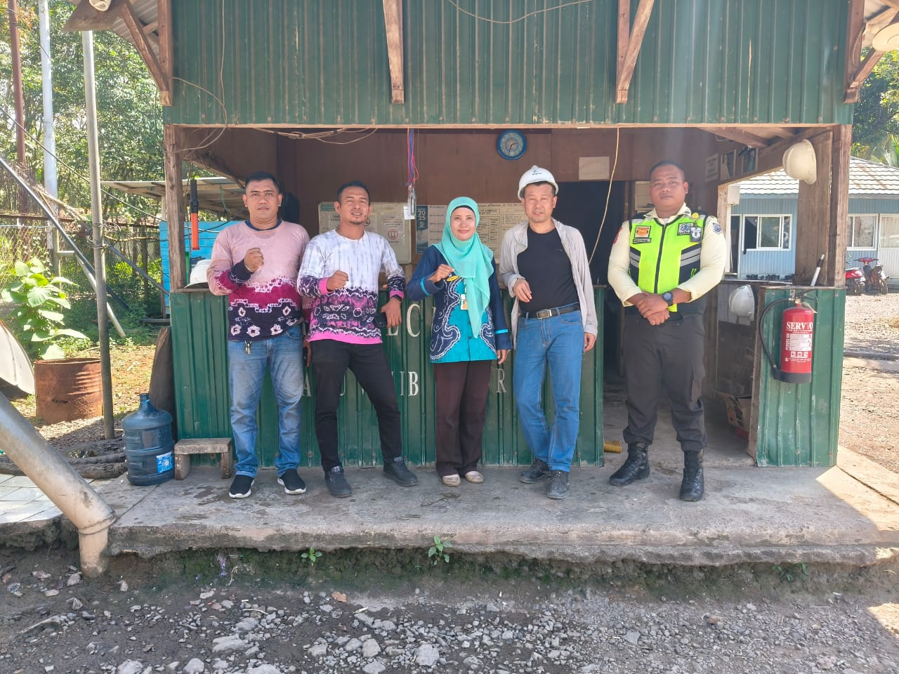 DKUMPP Tera Ulang Jembatan Timbang Elektronik Perusahaan Tambang di Desa Rantau Bakula