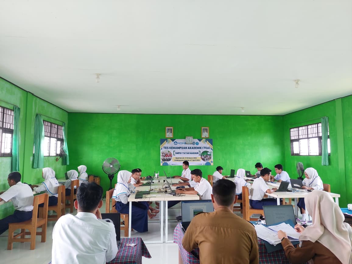 Hari Terakhir Gladi Bersih TKA, Siswa SMPN 1 Tatah Makmur Kian Siap Hadapi Ujian